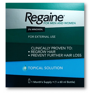Regaine 2 % Topical Solution For Men & Women ( Minoxidil ) 60 mL